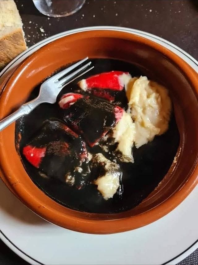 Carne guisada con crema de patata